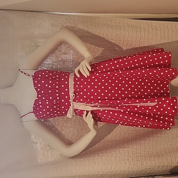 Pink Polka Dot Dress - Picture 1 of 9